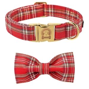 SALE XL Dog Collar and Bow Tie Set gift